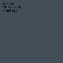 #424F59 - River Bed Color Image